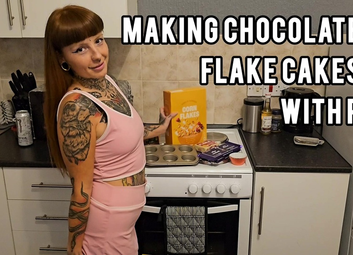 Making Pee Chocolate Flake Cakes!
