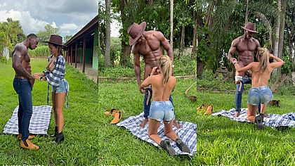 Negao bbc caseiro . fode casada patroa hotwife na fazenda / PARTE 1