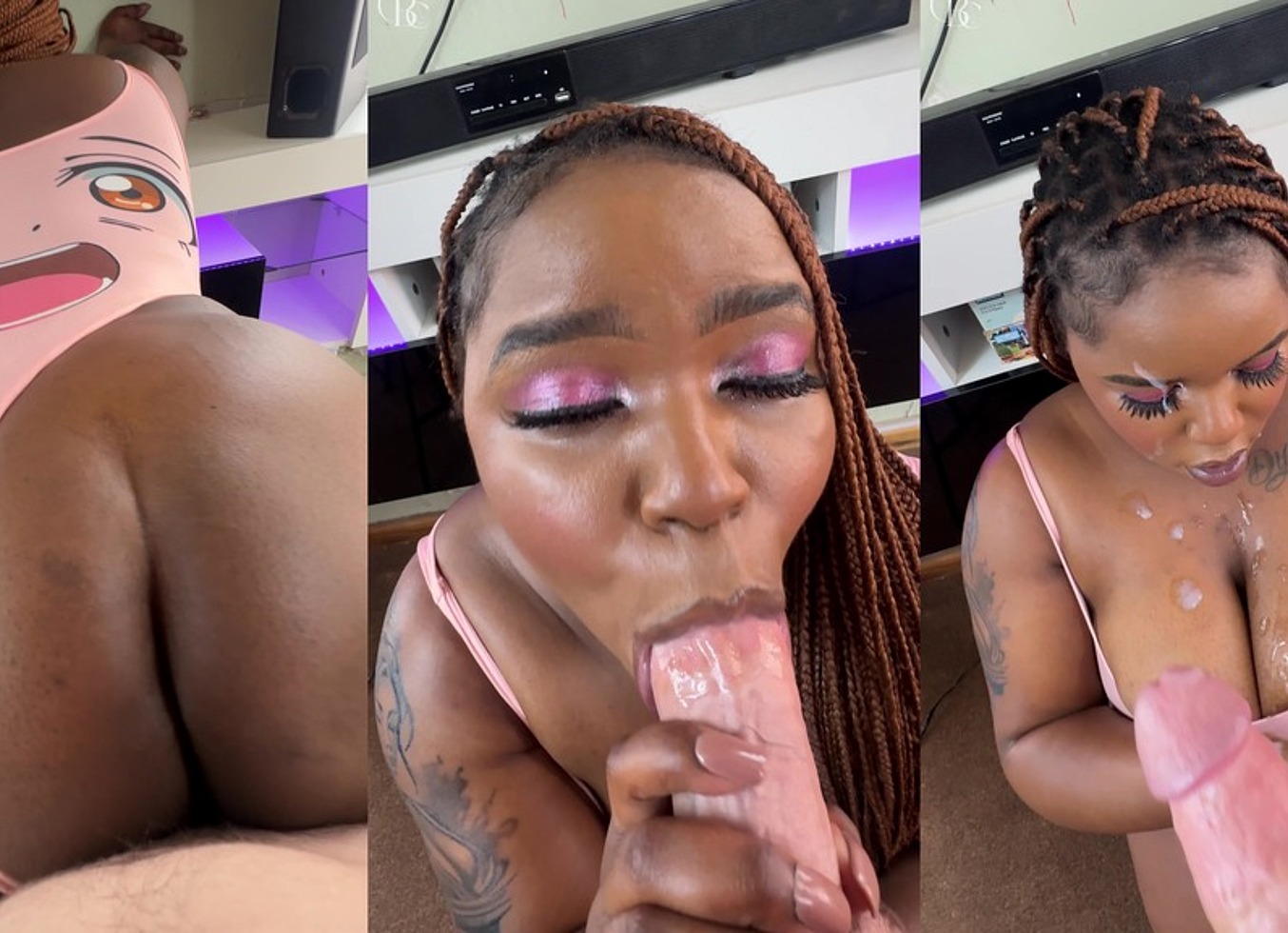 Backshots Then A Blowjob And A Facial
