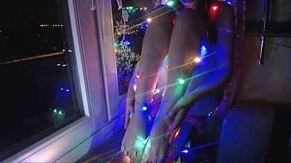 Window tease, spit and squirt