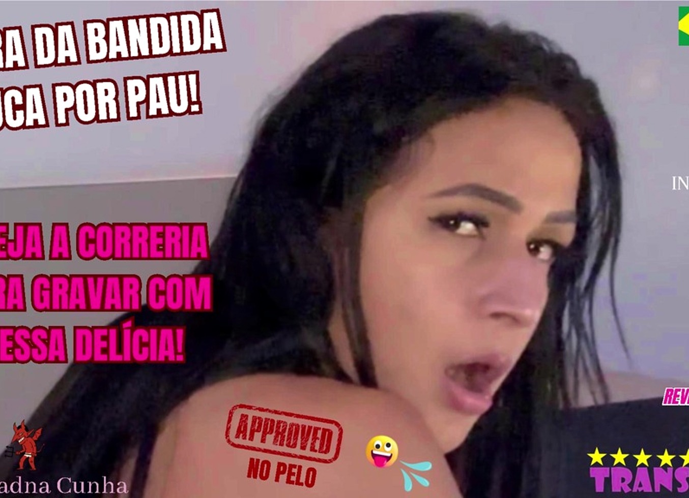 A Cara Da Bandida Louca Por Pau! Veja A Correria Pra Gravar Com Essa Delicia!