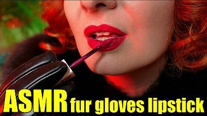 LIPSTICK fetish ASMR video of pin up Diva