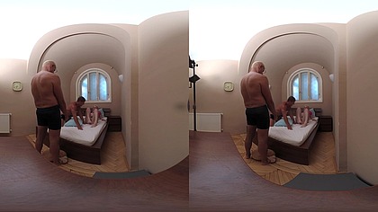 Eliz Benson's Big Tits Bounce As Dan's Massive Cock Fucks Her Womb!