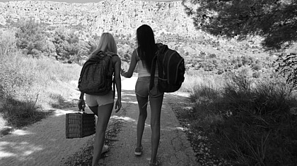 Picnic Perfect Pastime Part II: Bicultural Beauties Candee Licious and Olivia Del Rio Enjoy a Day Outdoors