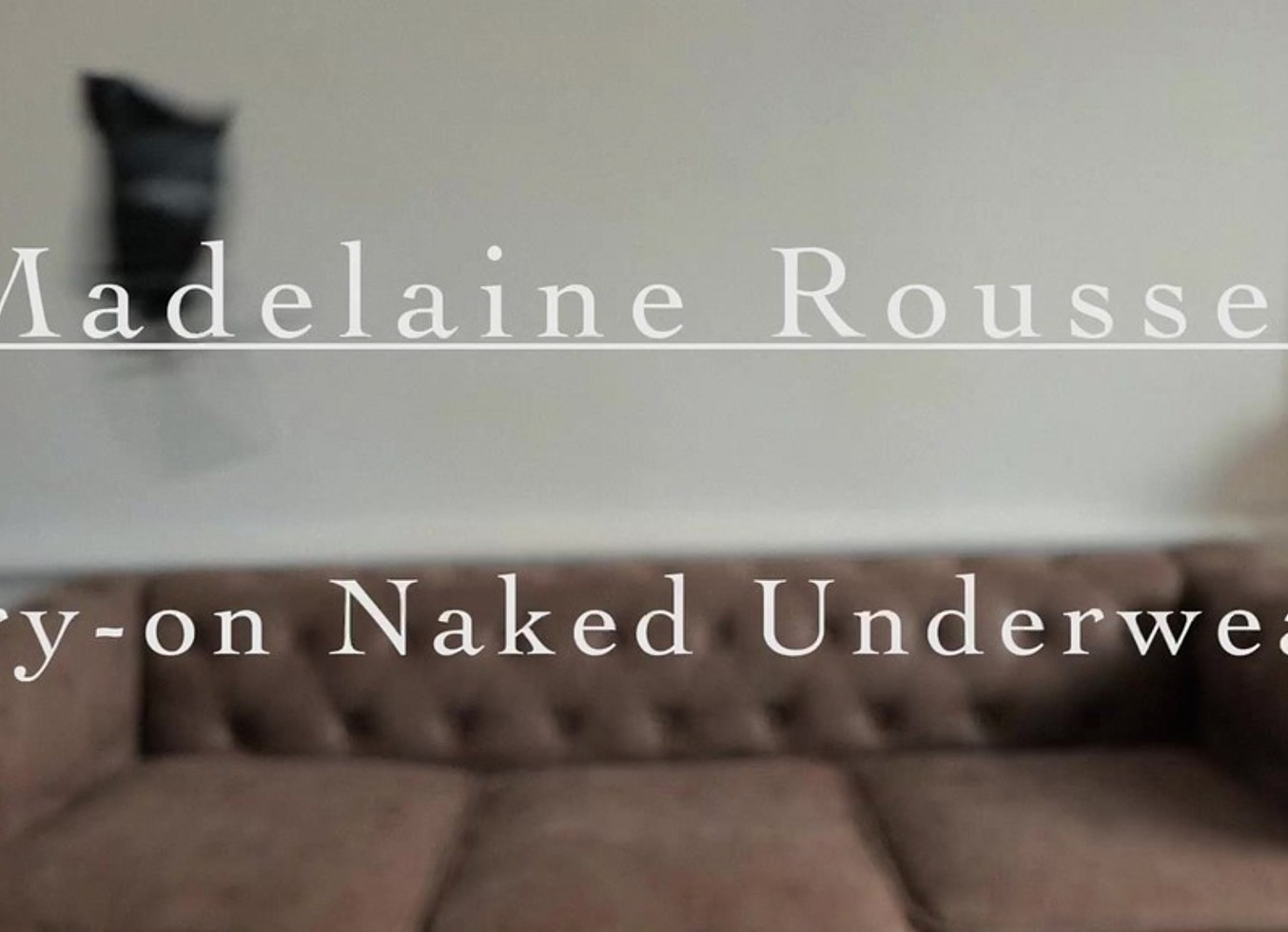 Try-On & Joe - Naked Underwear Try-On (Fr. With Eng. Subtitles)