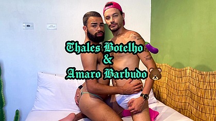 O barbudinho hetero gosta mesmo e de pica - Foda completa