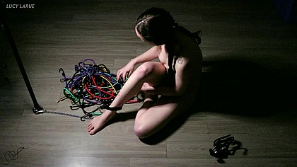 Sub Sorts Tangled Bungee Cords Naked and Chained