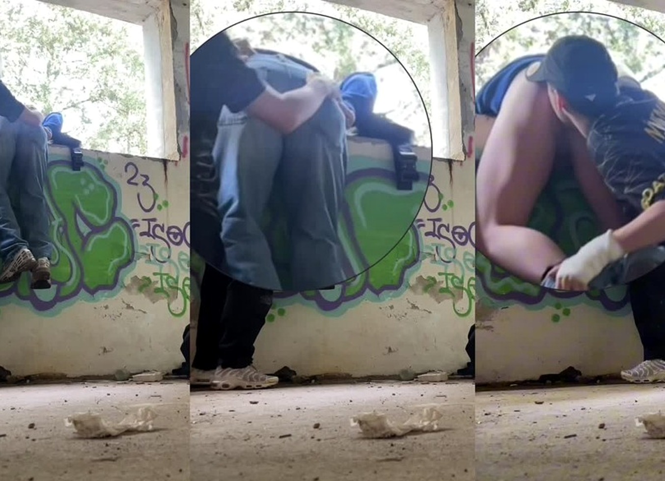 Amateur Boy Trapped! His Jeans Depantsed To Expose His Smooth Hairless Pale Bubble Butt. Then Spanked And Licked