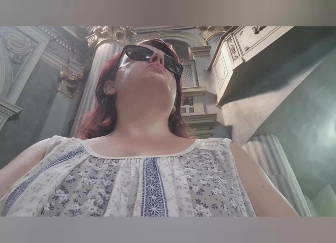 Public Blasphemous Flashing In A Church