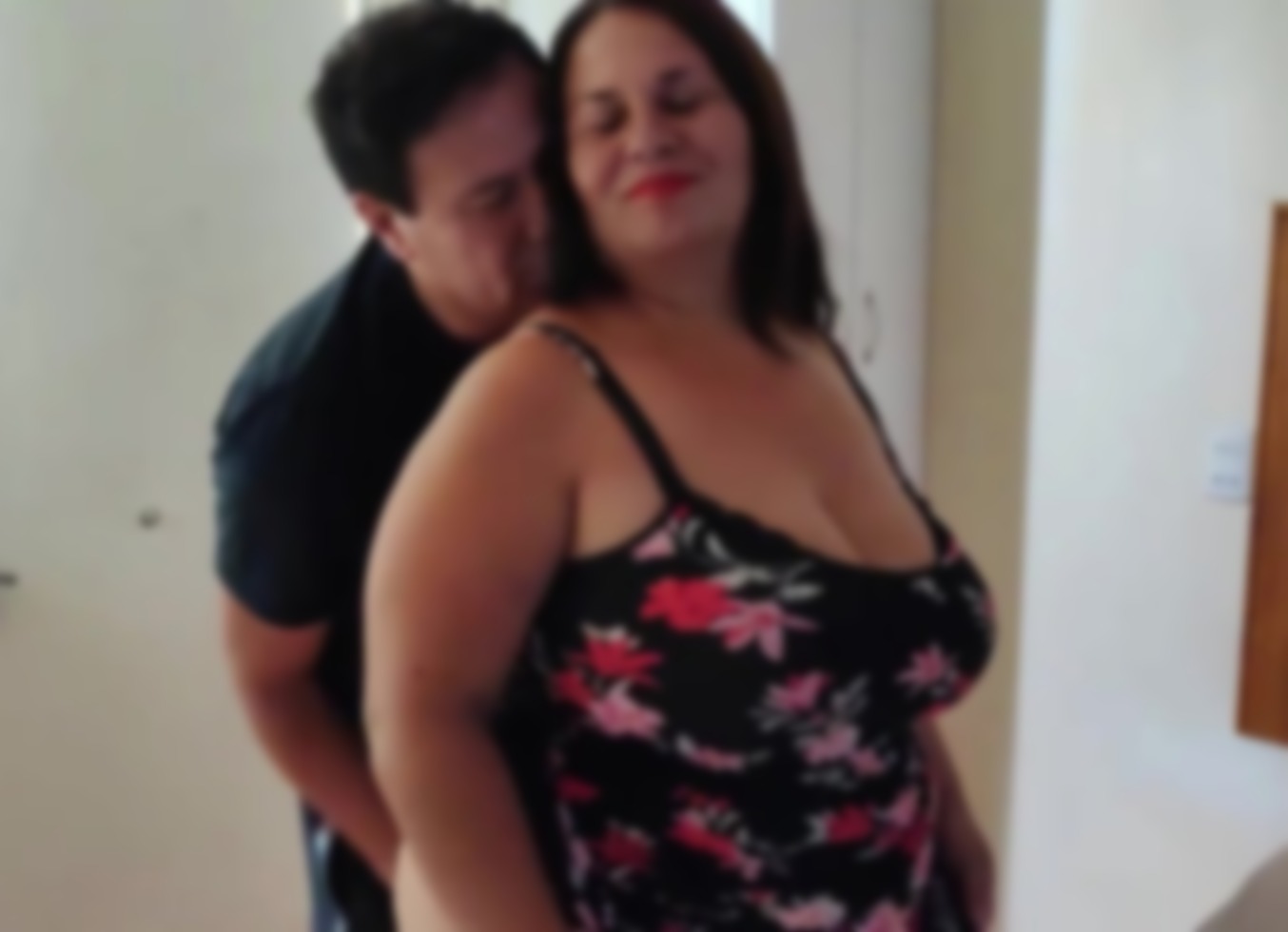 Kiss and Shower BBW Latina Hotwife Is Shared by Cuckold Husband