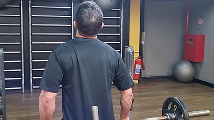 Tudo aconteceu na academia