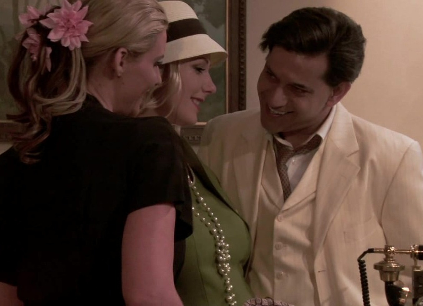 Natalie Norton And Phoenix Marie In A Hot Threesome In The 1920'S