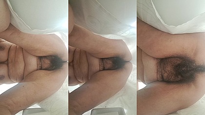 my wife's hairy pussy