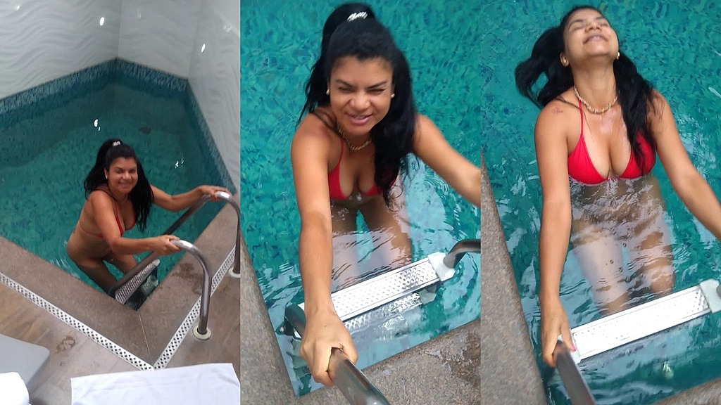 amo uma piscina, foi bom demais esse dia. (Nicolas, Gabyy) amo uma piscina, foi bom demais esse dia. (Nicolas, Gabyy)