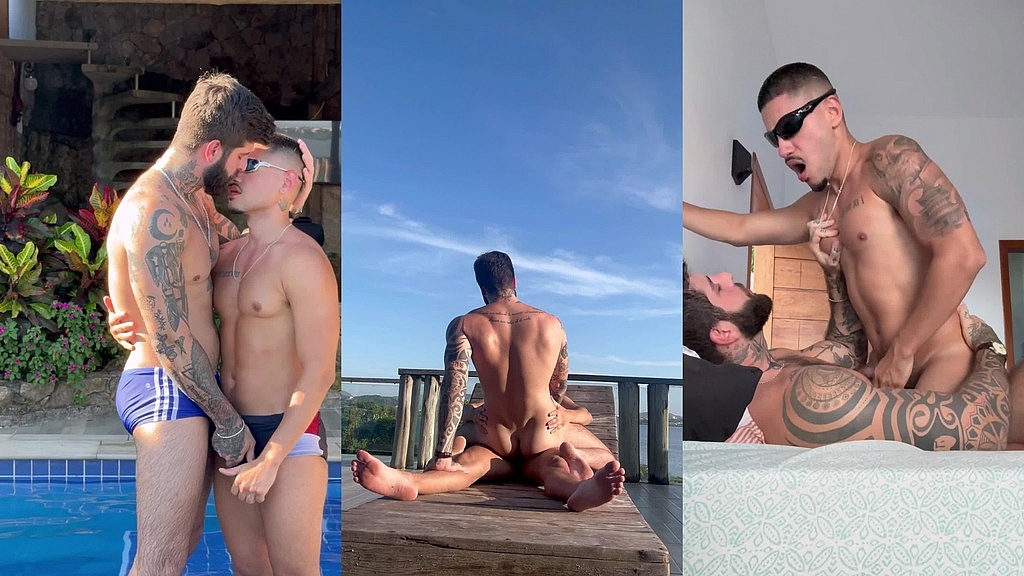 Bruno Zl Fudendo O Macho Safado Na Piscina