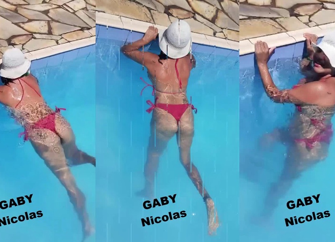 Gaby Ama Uma Piscina - Ela Merece Um Dia Maravilhoso