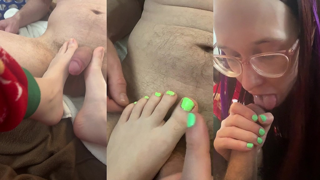 painting toenails while getting a footjob and a blowjob (EmoDream1998, Davecdn) painting toenails while getting a footjob and a blowjob (EmoDream1998, Davecdn)