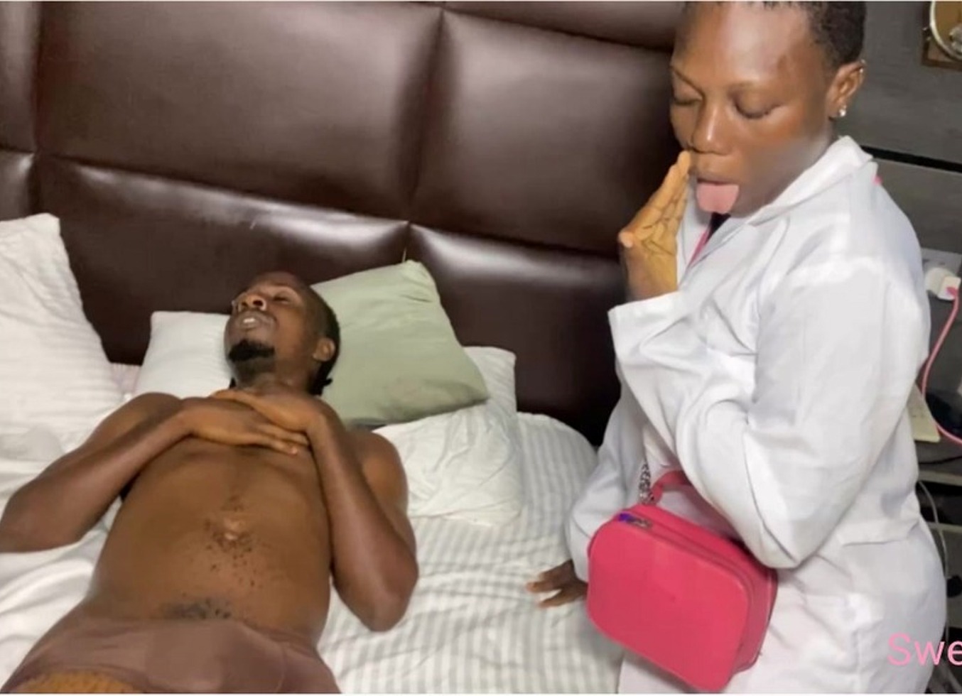 Pervert Family Nurse Fucks BBC Patient During Home Service
