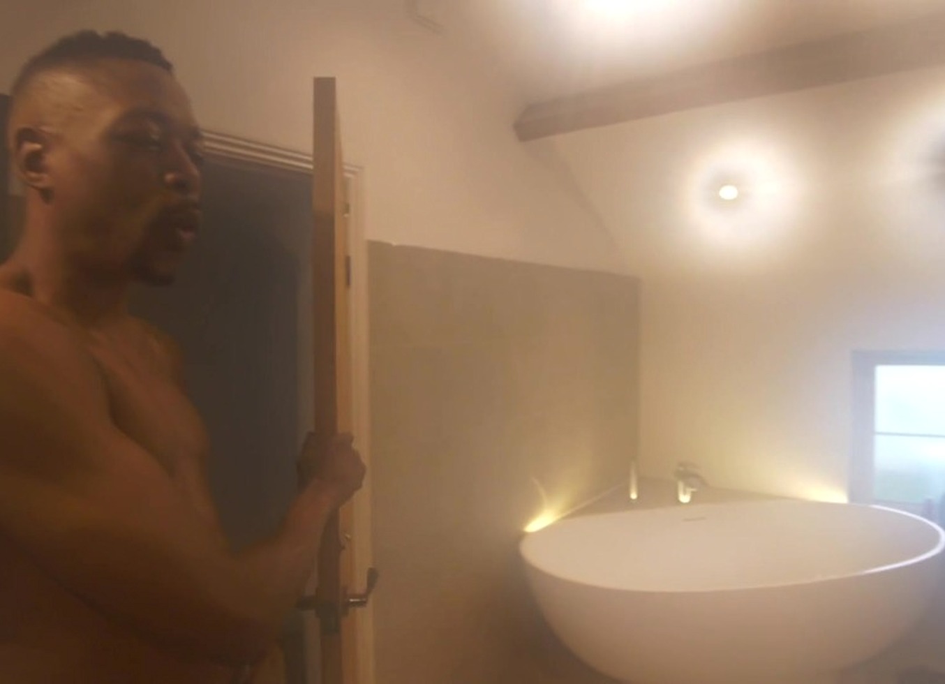 Bathroom to Bedroom with Mr Longwood, Catalia Valentin, Miss Jasmine Brooks