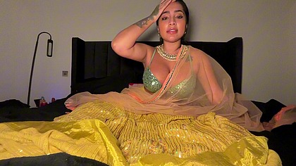 JOI with Yasmina khan in Lehenga