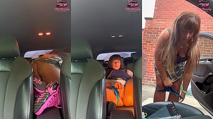 I took my best dildo out in the car with me, and had a wank