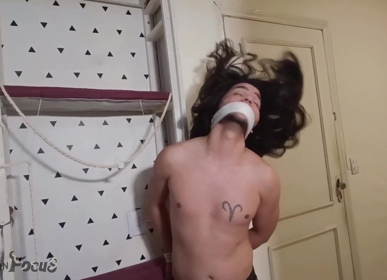 I Was Tied Up By My Boyfriend Who Wanted To See Me In My Underwear And With My Hair Down