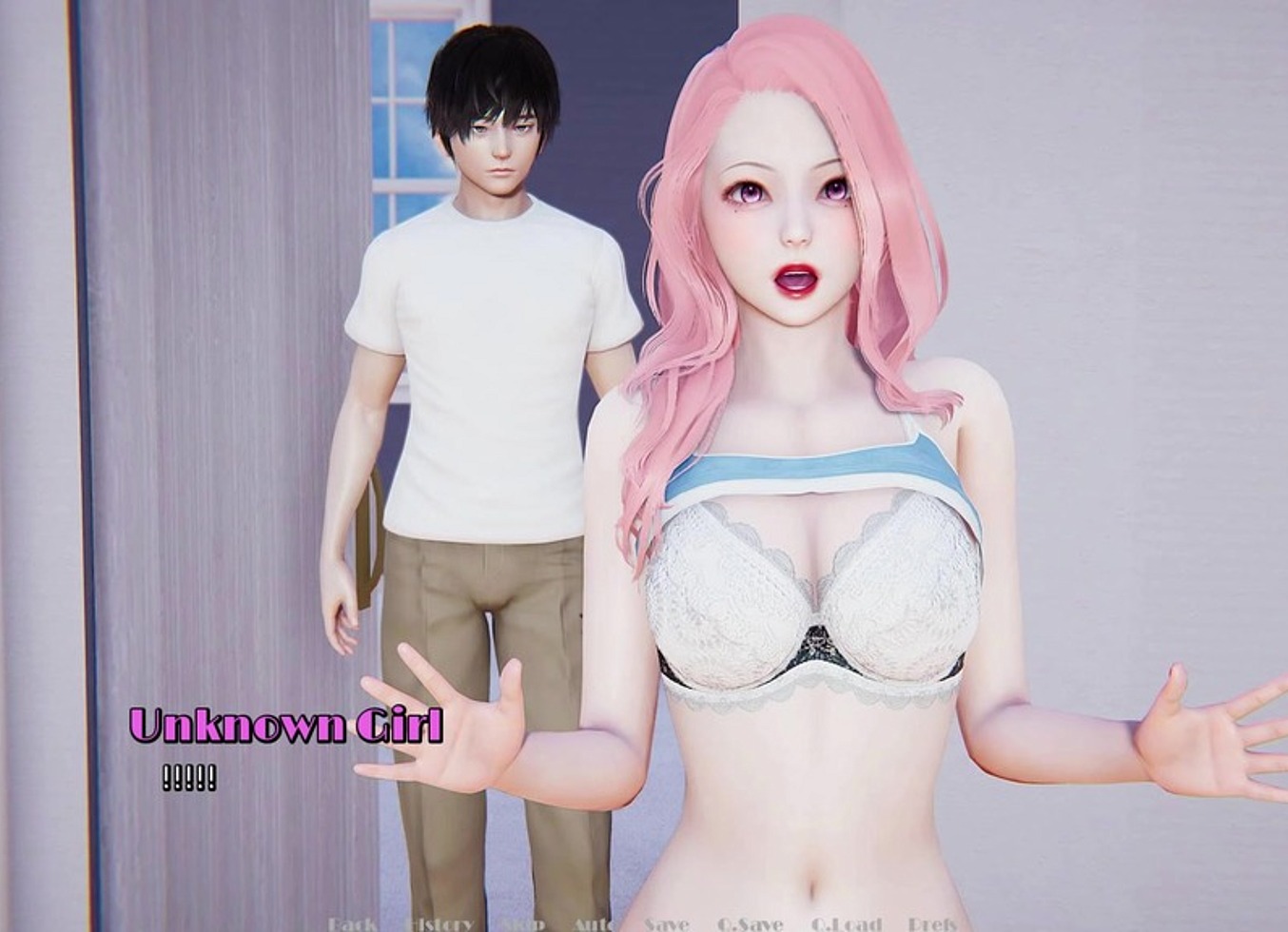 My Real Desire 2 - Alex Seen Half-Nude Ms. Ghost (Pussy And Ass) In The Bathroom