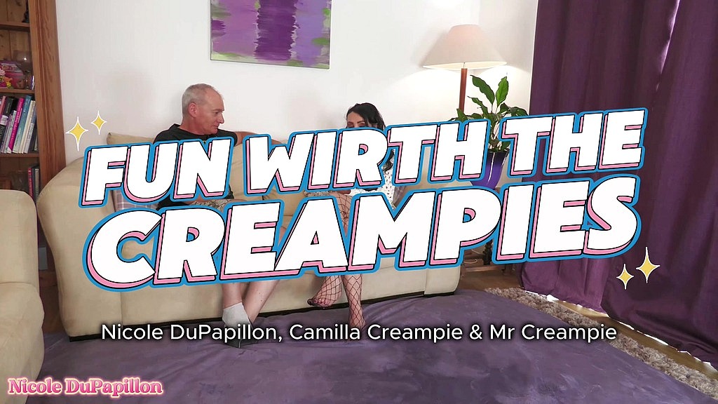 розваги з creampie (Ніколь ДюПапіллон, Камілла Creampie, Містер Creampie) fun with the creampies (Nicole DuPapillon, Camilla Creampie, Mr Creampie)