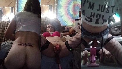 Brandys rides a machine