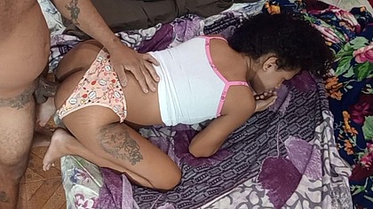 100% anal com a minha enteada gravida de 09 meses