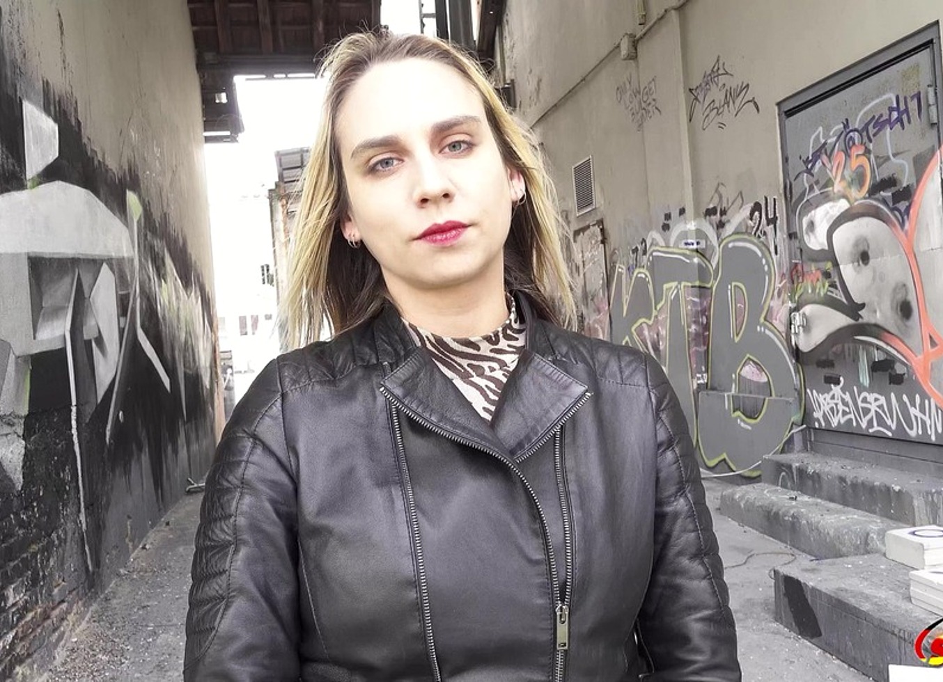 German Scout - Hard Anal Casting Sex For Russian Girl Aura Sin With Round Ass By Big Dick Agent