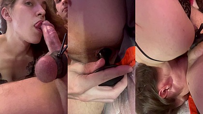 Rimjob blow job anal ass play