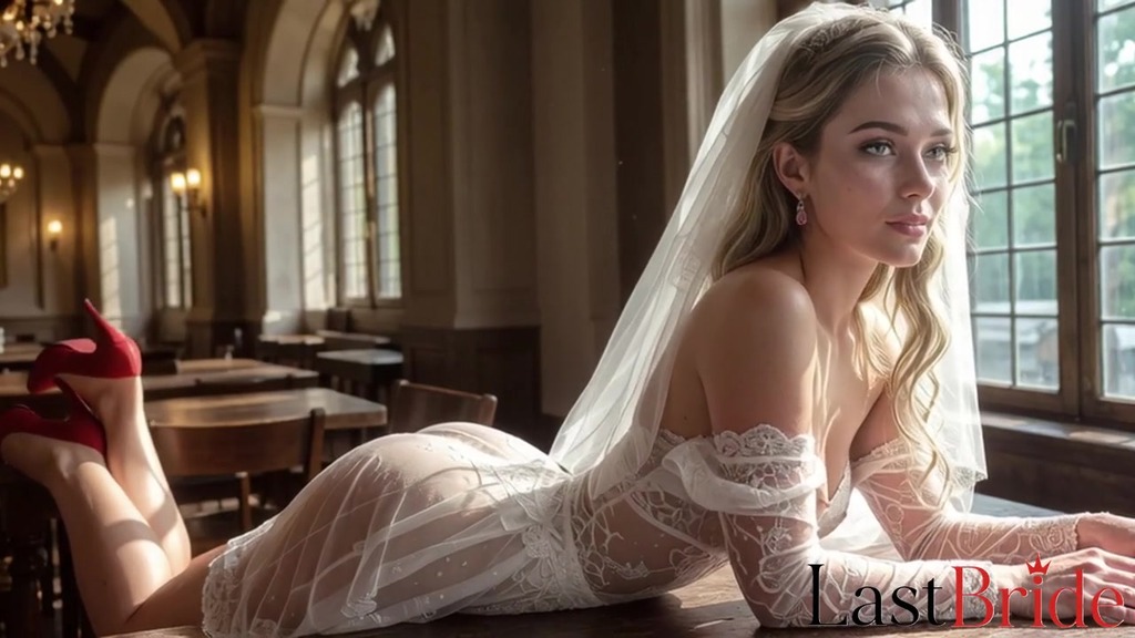 witness fucked young bride hard from behind while husband slept at wedding table in restaurant [ai]