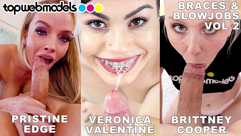 braces and blowjobs compilation - 3 cuties with braces huge cock pov blowjob and cum swallows - volume 2 (Pristine Edge, Veronica Valentine, Brittney Cooper, Scott Hancock) braces and blowjobs compilation - 3 cuties with braces huge cock pov blowjob and cum swallows - volume 2 (Pristine Edge, Veronica Valentine, Brittney Cooper, Scott Hancock)