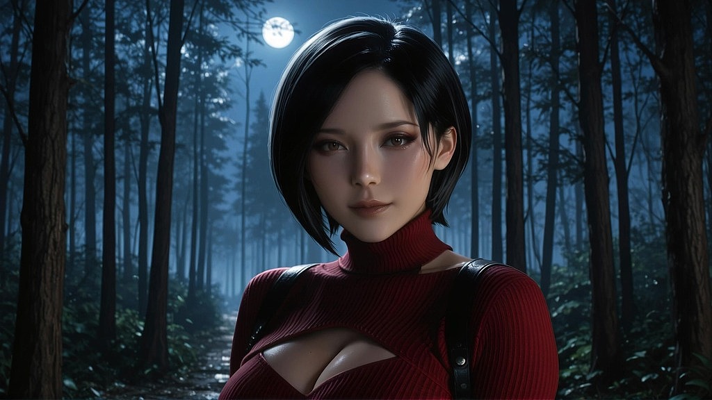 ada wong midnight enchantment ~ ai-generated () ada wong midnight enchantment ~ ai-generated ()