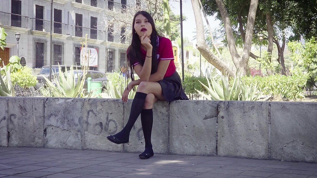 Sammy Corazon, Rico Vargas: me escape de classes en la manana y estaba esperando a mi novio para ir al cine pero no llegaba, entonces llego el profe beto y me convencio de ir a classes porque es lo mejor para mi futuro (AnalVids.com) me escape de clases en la manana y estaba esperando a mi novio para ir al cine pero no llegaba, entonces llego el profe beto y me convencio de ir a clases porque es lo mejor para mi futuro (Sammy Corazon, Rico Vargas)
