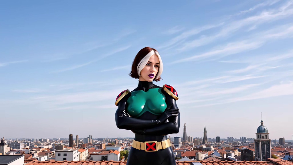 x-men rogue evolution: she drains your cock with one touch (ai)