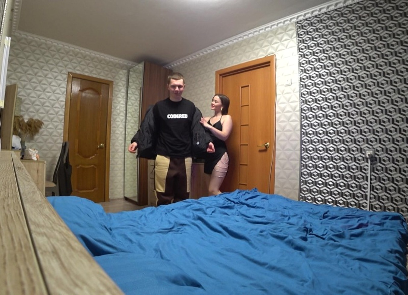 A Young Student Earns Extra Money Helping A Guy Who Has Had No Sex For A Long Time