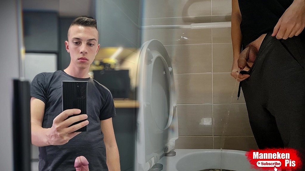 boy long pissing with uncircumcised cock and big balls (Mikel Prado) boy long pissing with uncircumcised cock and big balls (Mikel Prado)