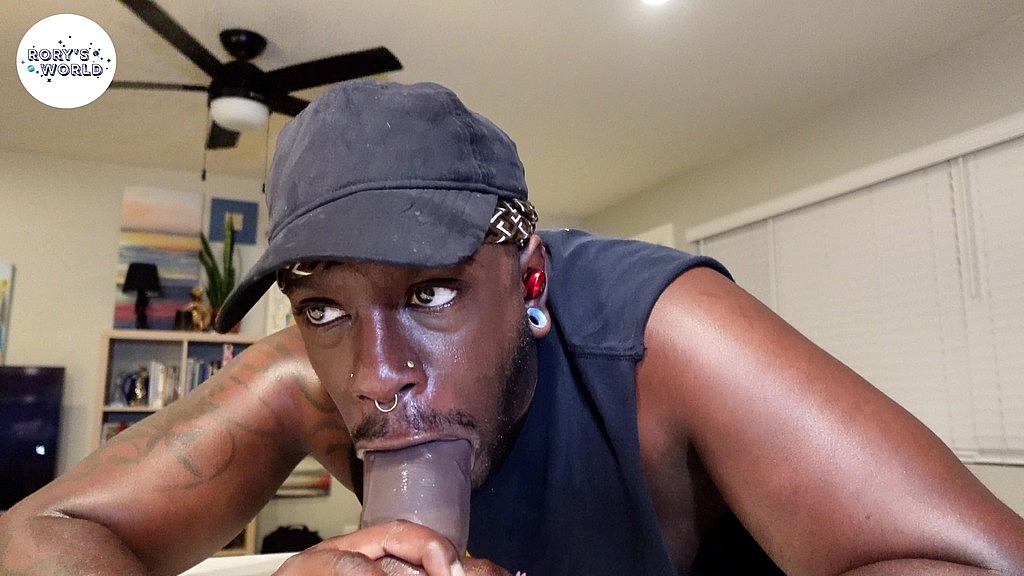 getting down and deep with this big black dildo (Rory Jacobs) getting down and deep with this big black dildo (Rory Jacobs)