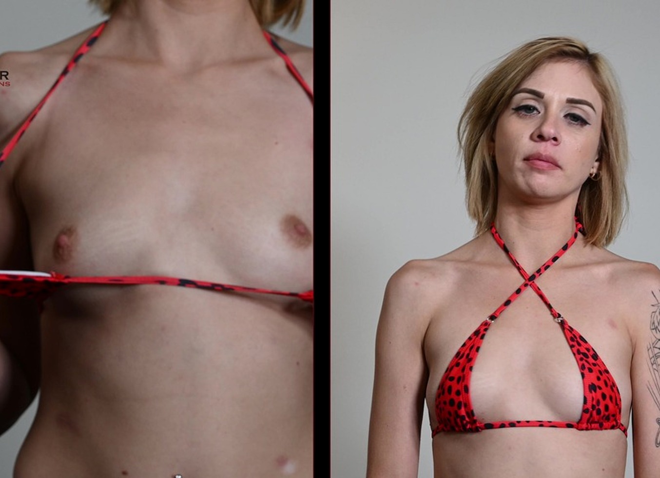 Paige Looks Amazing In This Micro Red Bikini