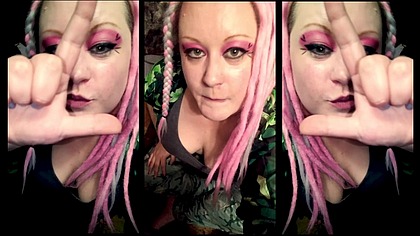 Jeff eats my noshit in video with mean girl hand Gestures Starring Goddess Lana