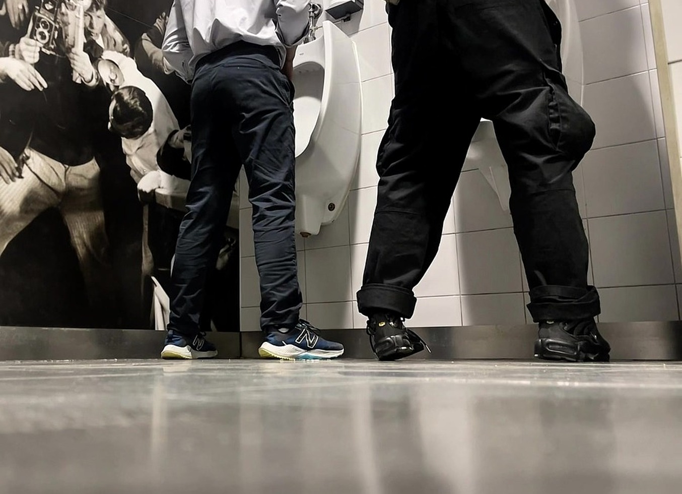 A Day At The Shopping Center's Public Toilets