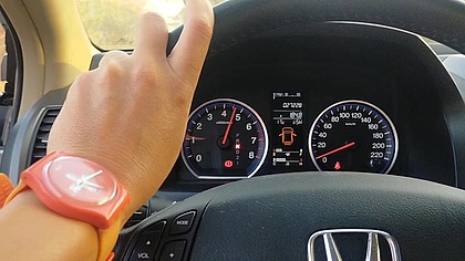 Public Pussy masturbation in my car# with my Swatch watch