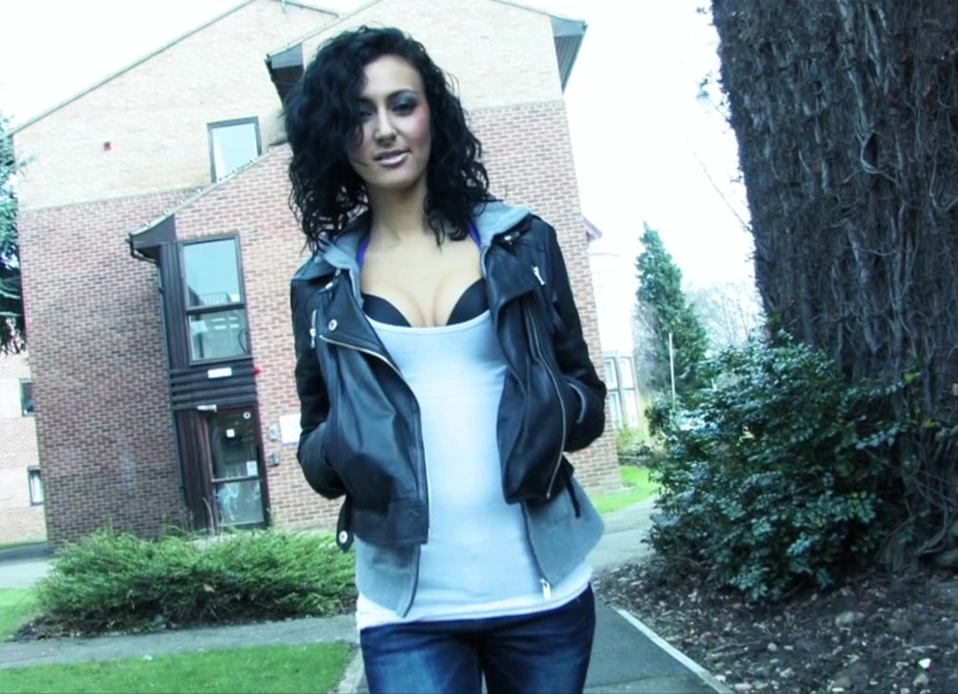 The Inked Asian College Babe Meets A Horny Stud