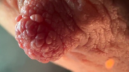 Extreme Close Up on My Nipples Play ... I think you never see it