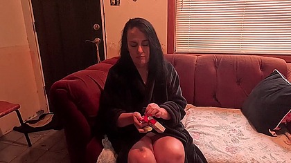 Smoking While Masturbating