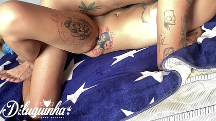 She is 18 years old and can already handle cock in her pussy until she cums in her mouth