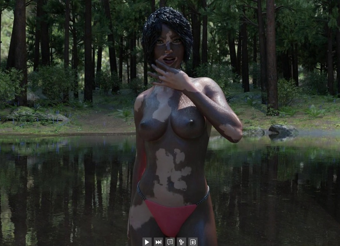 My Doorm 159 - Fisrt Time Debbie Go Topless In The Lake