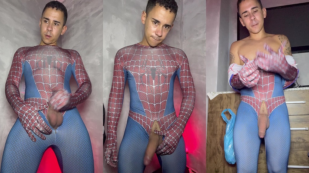 homem aranha dotado gozando (Wesley Leao) homem aranha dotado gozando (Wesley Leao)